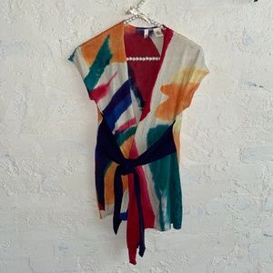 Anthropologie MOTH Tie Cardigan Sweater XS